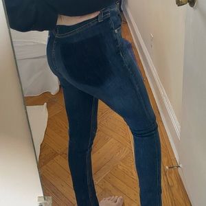 rag & bone high waisted, one pocket jeans